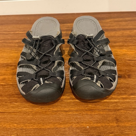 KEEN Sandals Women’s 8 Black Sport Hiking SlideSandal Adjustable Comfort Outdoor - Picture 2 of 8